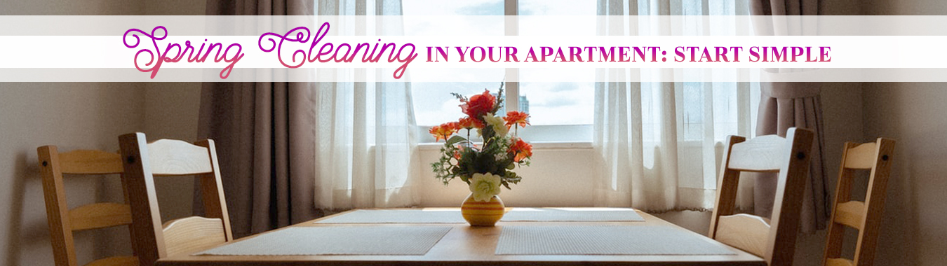 Spring Cleaning In Your Apartment: Start Simple