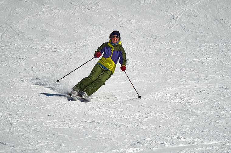 Person Skiing.